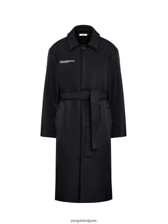 flwrdwn тренчкот Жени B6HPP0460 черен Pangaia дрехи