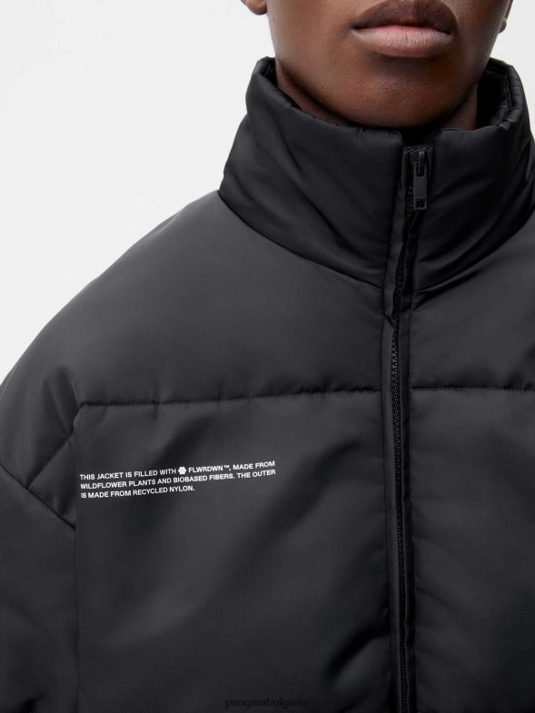 flwrdwn бомбър яке Жени B6HPP0467 черен Pangaia дрехи