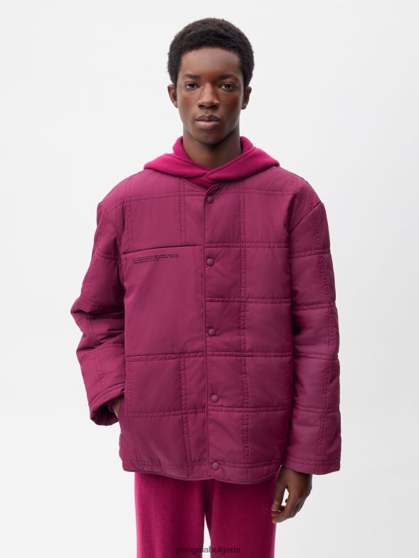 flwrdwn ватирано яке без яка Жени B6HPP0490 слива лилаво Pangaia дрехи