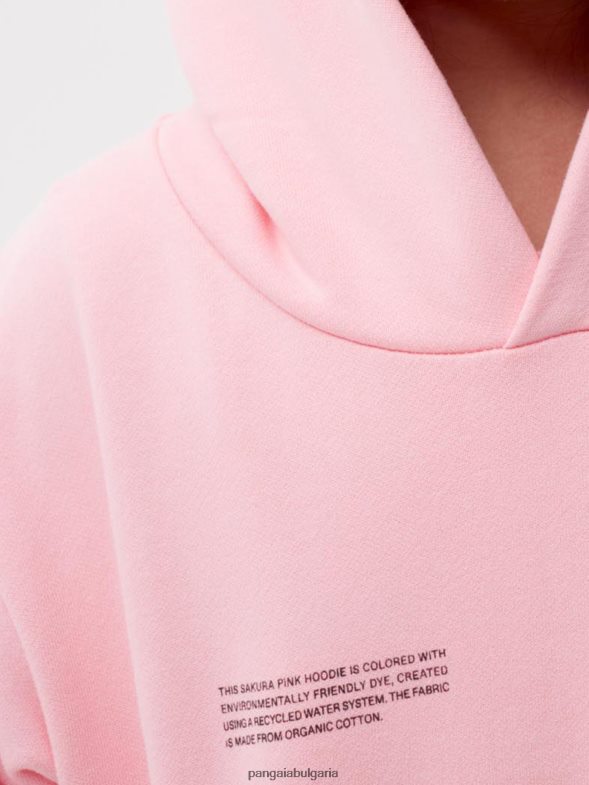 365 качулка деца B6HPP0538 сакура розово Pangaia дрехи