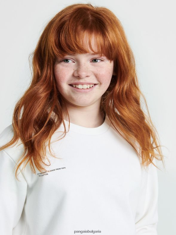 365 суичър деца B6HPP0573 почти бял Pangaia дрехи