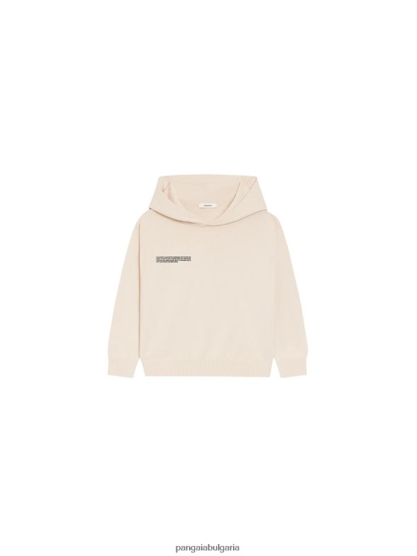качулка от органичен памук деца B6HPP0559 пясък Pangaia дрехи