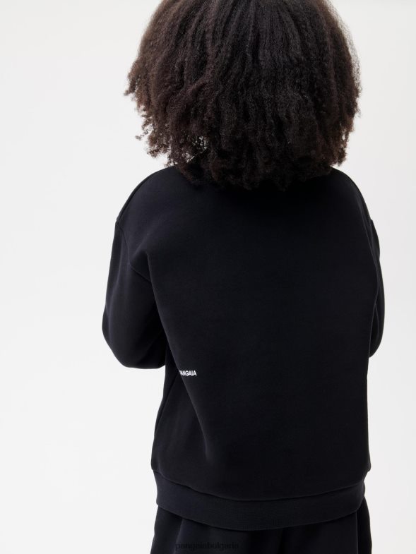 wahp суичър деца B6HPP0568 черен Pangaia дрехи