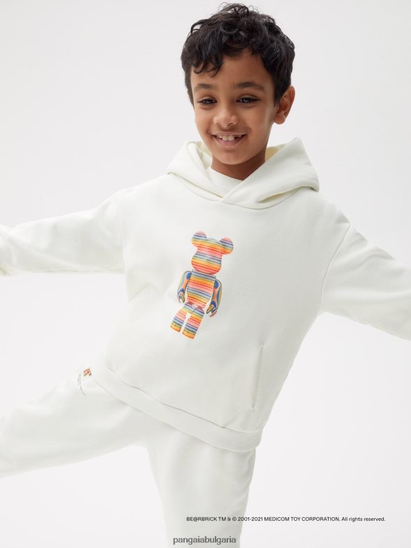 x haroshi be@rbrick hoodie деца B6HPP0557 почти бял Pangaia дрехи
