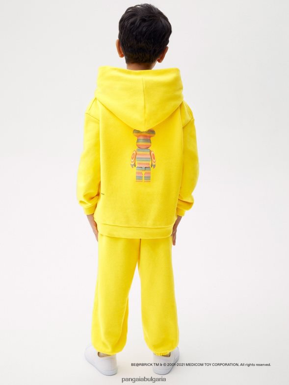 x haroshi be@rbrick hoodie деца B6HPP0562 шафраново жълто Pangaia дрехи