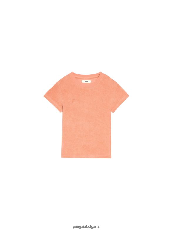 хавлиена тениска деца B6HPP0584 перфектна праскова Pangaia дрехи