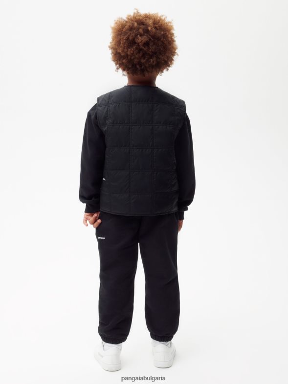flwrdwn ватирана жилетка деца B6HPP0653 черен Pangaia дрехи