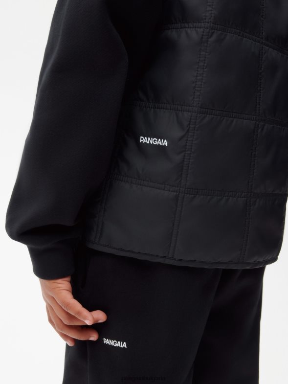 flwrdwn ватирана жилетка деца B6HPP0653 черен Pangaia дрехи