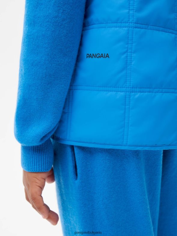 flwrdwn ватирана жилетка деца B6HPP0654 лазурно синьо Pangaia дрехи