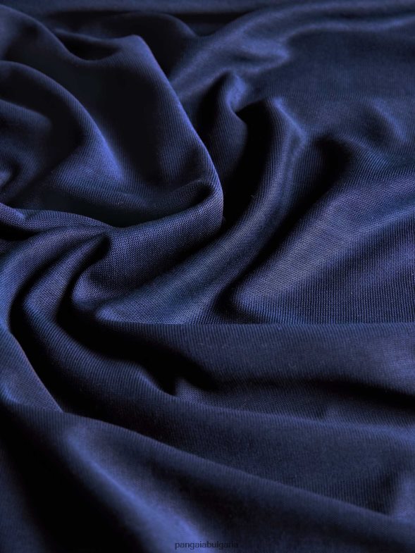 чиста тениска с дълъг ръкав c-fiber мъже B6HPP0522 тъмносин Pangaia дрехи