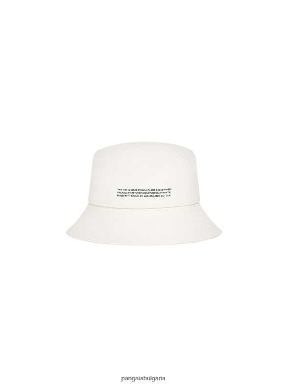 платнена шапка от маслодаен коноп унисекс B6HPP0657 екрю слонова кост Pangaia аксесоари