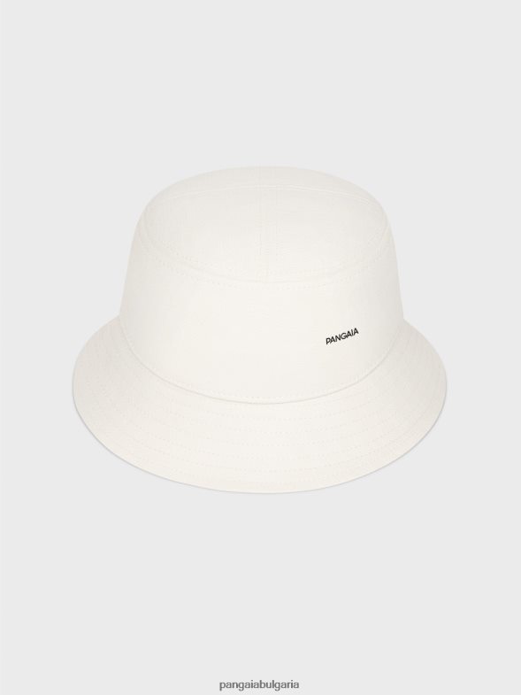 платнена шапка от маслодаен коноп унисекс B6HPP0657 екрю слонова кост Pangaia аксесоари