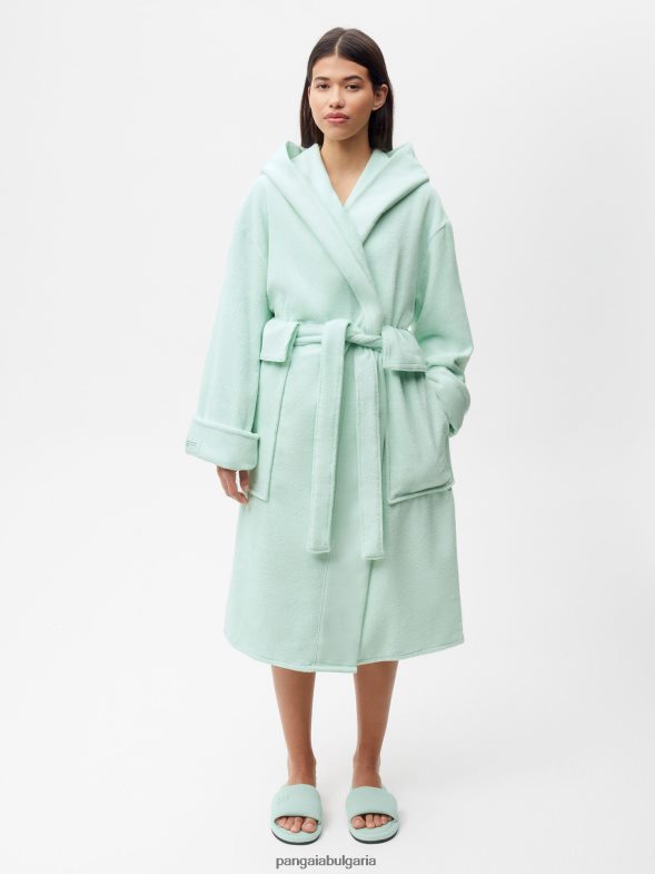 халат за баня унисекс B6HPP0660 зелена лагуна Pangaia аксесоари