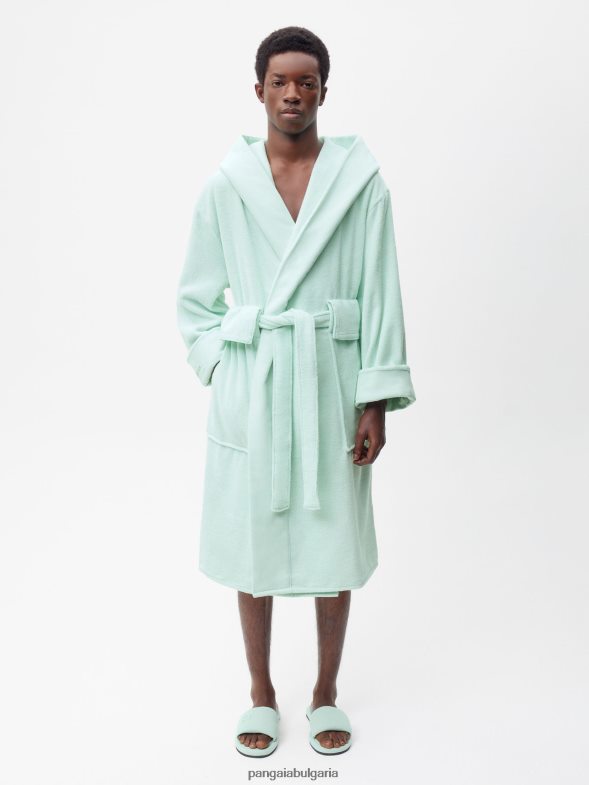 халат за баня унисекс B6HPP0660 зелена лагуна Pangaia аксесоари