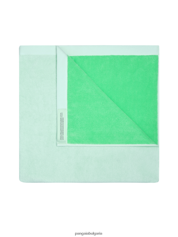 голяма кърпа за баня унисекс B6HPP0661 зелена лагуна Pangaia аксесоари