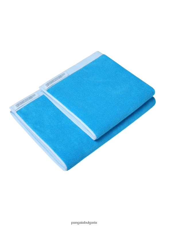 голяма кърпа за баня унисекс B6HPP0667 синьо от лунен камък Pangaia аксесоари
