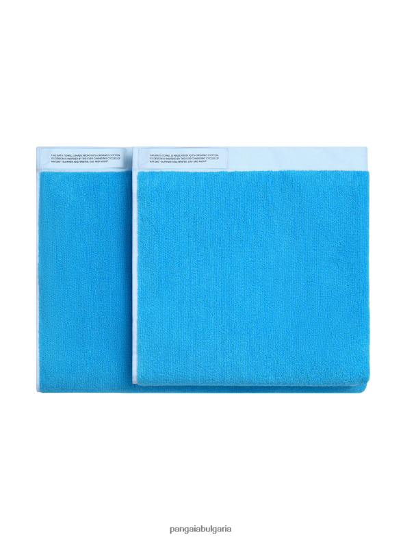 голяма кърпа за баня унисекс B6HPP0667 синьо от лунен камък Pangaia аксесоари