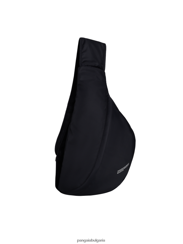 засилено разграждане найлонова малка кръстосана чанта унисекс B6HPP0673 черен Pangaia аксесоари