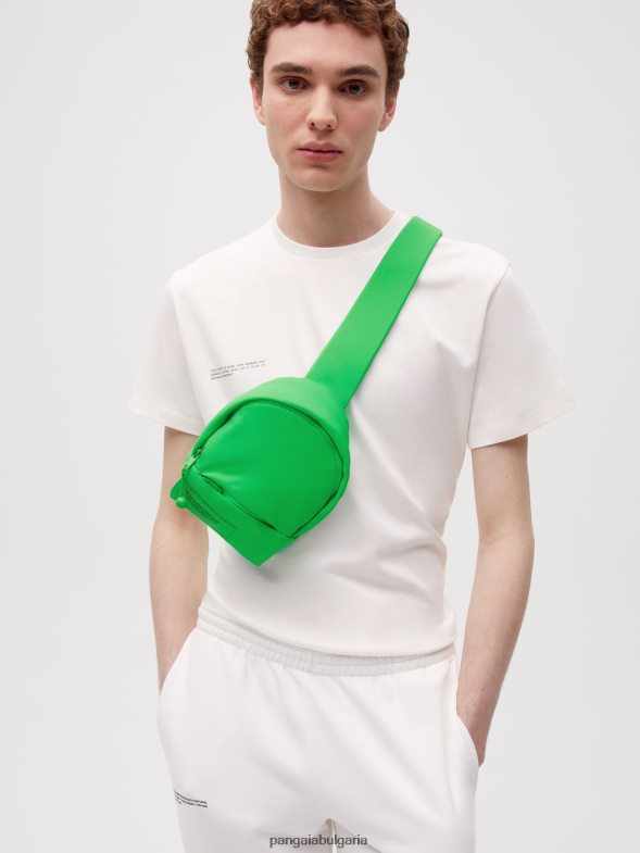 найлонова чанта за кръст унисекс B6HPP0675 нефритено зелено Pangaia аксесоари