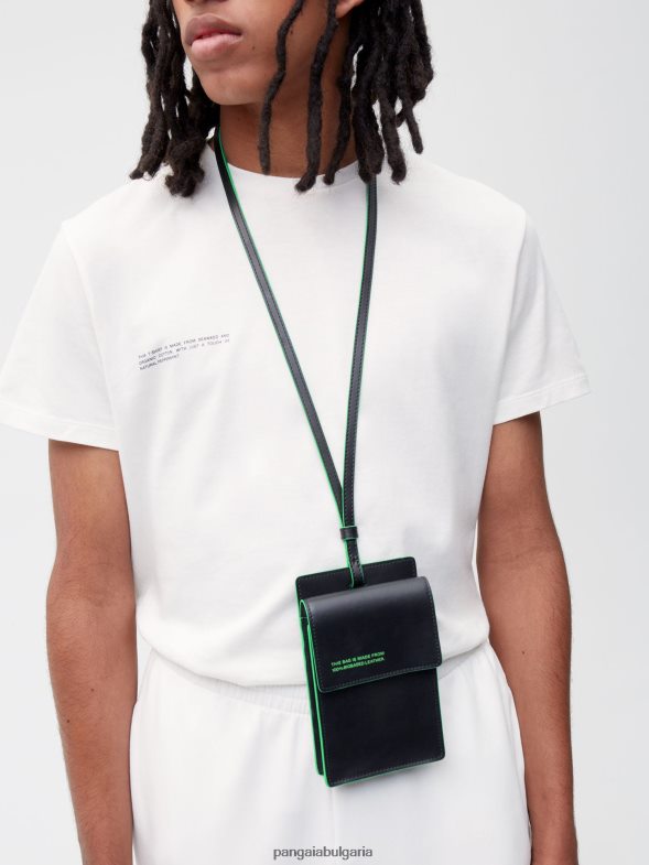 притежател на биобазиран паспорт унисекс B6HPP0683 нефритено зелено Pangaia аксесоари