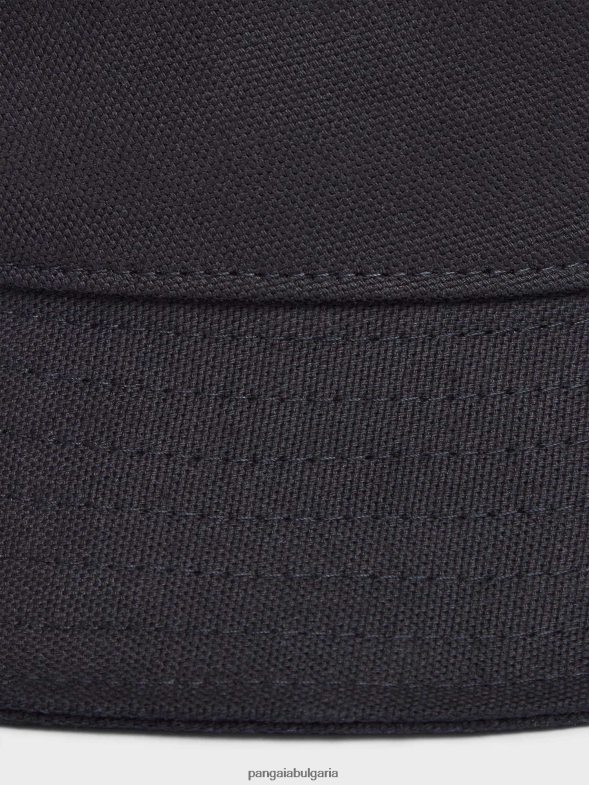 шапка-кофа от органичен памук унисекс B6HPP0694 черен Pangaia аксесоари