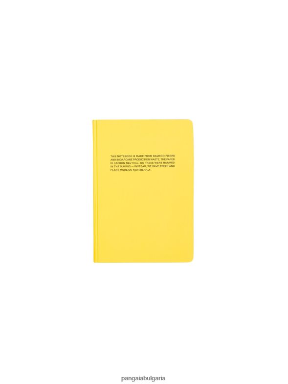 дърво безплатна тетрадка унисекс B6HPP0695 шафраново жълто Pangaia аксесоари