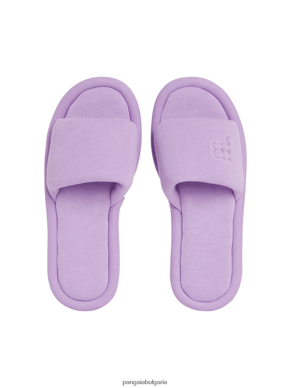 домашни пантофи унисекс B6HPP0724 орхидея лилаво Pangaia обувки